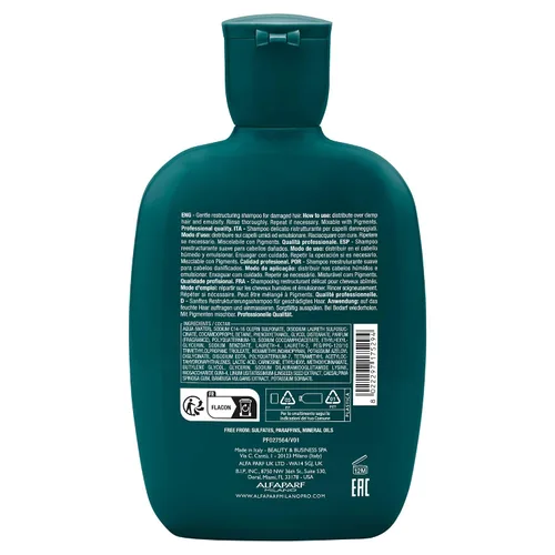 Vista 2 de ALFAPARF MILANO Semi di Lino Bond Repair Shampoo for Damaged Hair