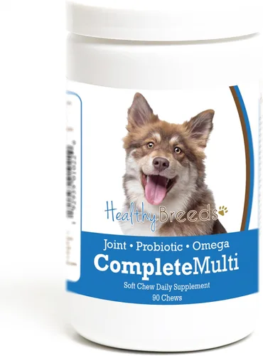 Vista 115 de Healthy Breeds Affenpinscher todo en uno multivitamínico suave masticable 60