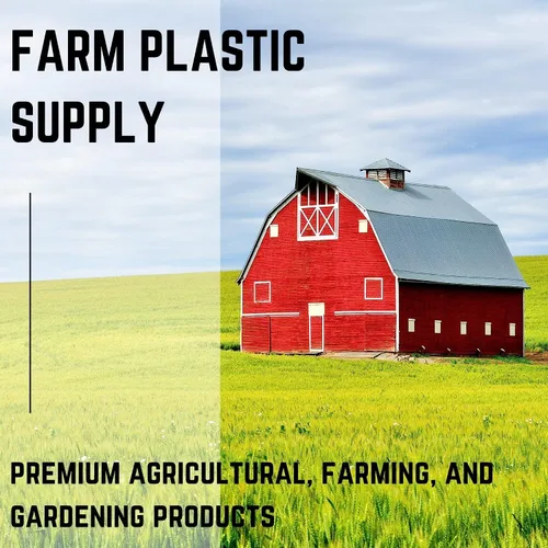Vista 7 de Farm Plastic Supply - Láminas de plástico negro de 4 mil - 3' x 100' - Láminas de plástico de barrera de vapor de polietileno resistente