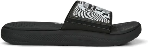Vista 2 de PUMA Hombres Bmw Mms Softride Slide Sandalias Atléticas Casual - Negro