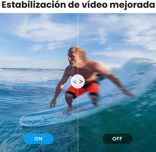 Vista 4 de AKASO Brave 7 LE - Kit de montaje adhesivo y cámara de acción