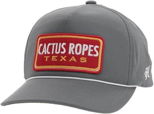 Vista 8 de HOOEY Adjustable Snapback Trucker Hat with Cactus Ropes Logo