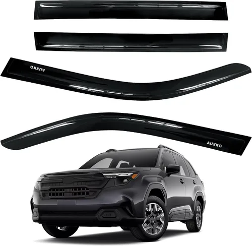 Vista 34 de AUXKO Protectores de lluvia para BMW X3 2018-2024 2025, 4 piezas de accesorios para viseras de ventilación de ventana, protector de lluvia con cinta