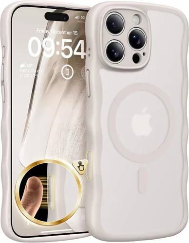 Vista 15 de TAURI Funda para iPhone 16 para mujeres y niñas, con control de cámara, [compatible con Masafe], funda Wave para iPhone 16 de 6.1 pulgadas