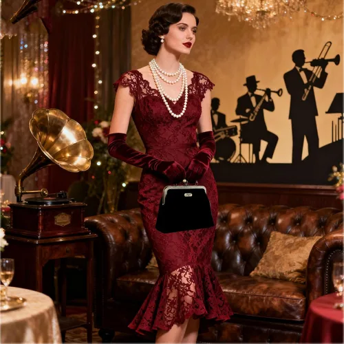 Vista 6 de Bolso de noche vintage con cierre de beso y bolsos para mujer, bolso de lona floral
