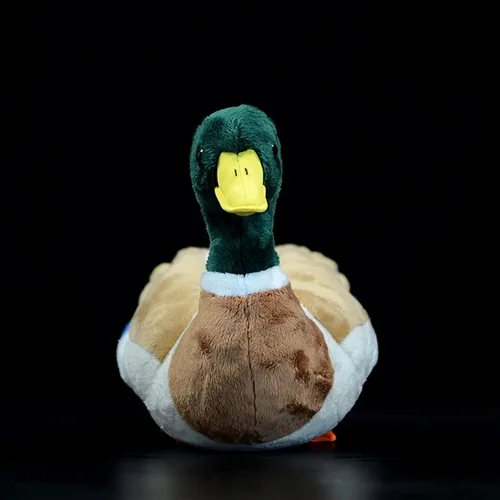 Vista 2 de lilizzhoumax Animal de peluche de pato real, peluche súper suave, juguetes para niños, juguetes para niñas, regalo para niños, almohada de pato