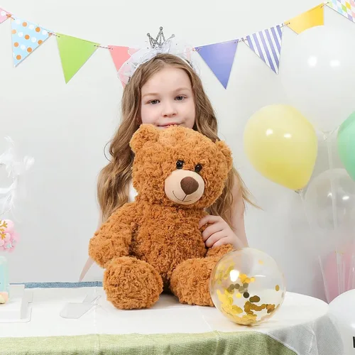 Vista 2 de Tezituor Oso de Peluche Pequeño Animales de Peluche 18 pulgadas, Lindo Oso de Peluche Juguetes de Peluche para Niños Niña Niño, Regalo de Peluche