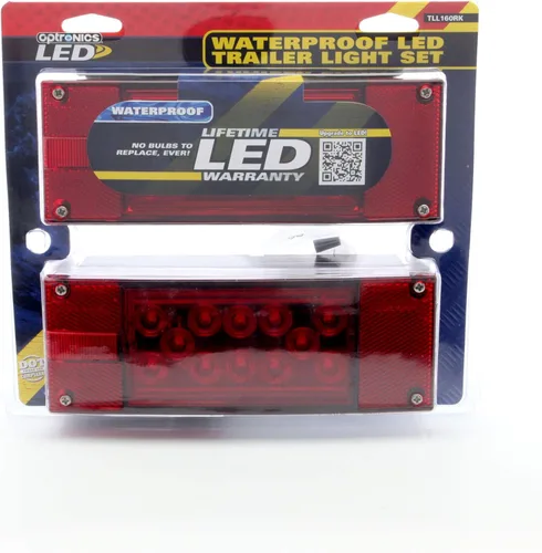 Vista 6 de TLL160RK Kit de luces traseras de combinación ledes color rojo Optronics