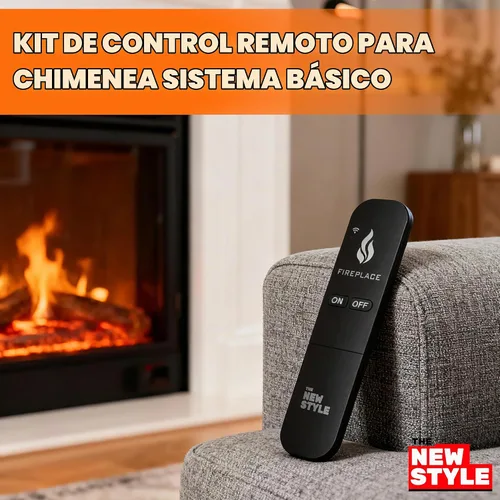 Vista 6 de Kit de control remoto para chimenea de gas, control remoto de encendido/apagado, para sistema de válvula de milivoltio, reemplazo para skytech