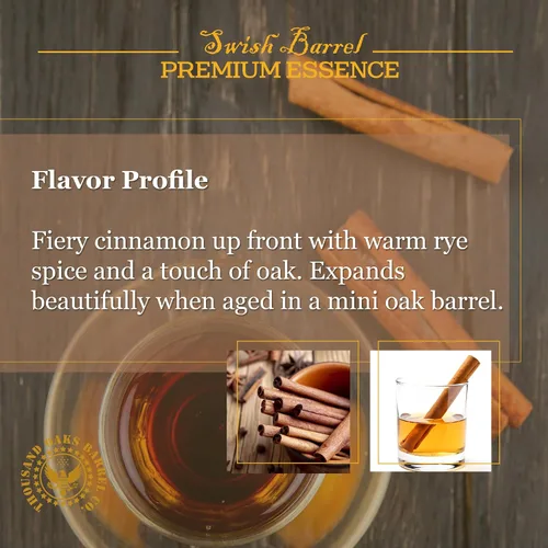 Vista 5 de Esencia de sabor a whisky de canela (paquete individual), recambio de sabor de licor para envejecimiento en barrica, mezcladores de cócteles