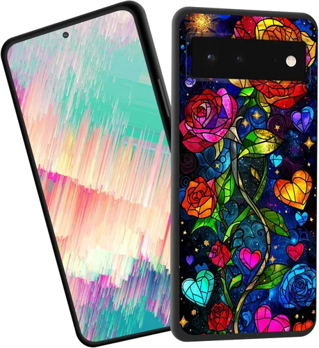 Vista 63 de Funda delgada para Google Pixel 4 XL, funda delgada de silicona de TPU suave a prueba de golpes para Google Pixel 4 XL, cruz negra