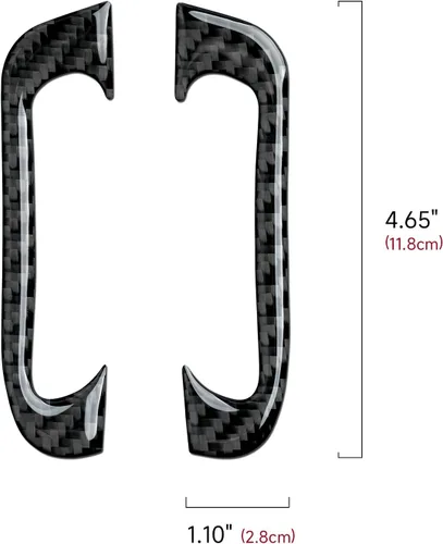 Vista 7 de Adhesivos para rejilla de ventilación de pilar A para Dodge Durango 2011-2020 / Jeep Grand Cherokee WK2 2011-2021 Accesorios Adhesivos