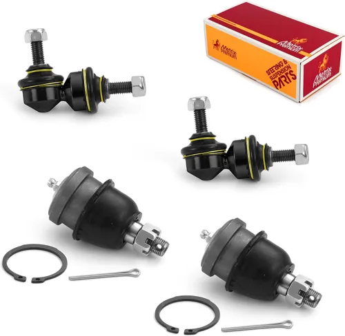 Vista 275 de Metrix Premium Chassis Parts - Juego de 4 piezas de articulación de rótula superior y barra estabilizadora delantera para Ford Ranger RWD 1998-2011