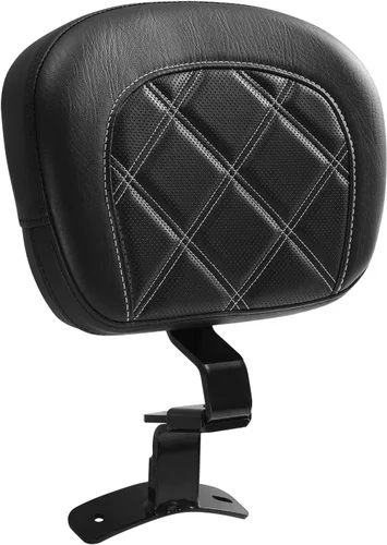 Vista 21 de TCT-MOTORPARTS Driver Rider - Almohadilla de respaldo para Harley Touring 2009-2023 Road King Street Road Electra Glide Ultra Black Stitching
