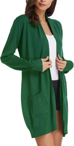 Vista 3 de GRACE KARIN Essential Suéter de Cardigan de punto largo para mujer