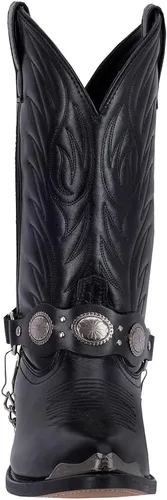 Vista 5 de Laredo Tallahassee - Botas de vestir con punta puntiaguda, color negro