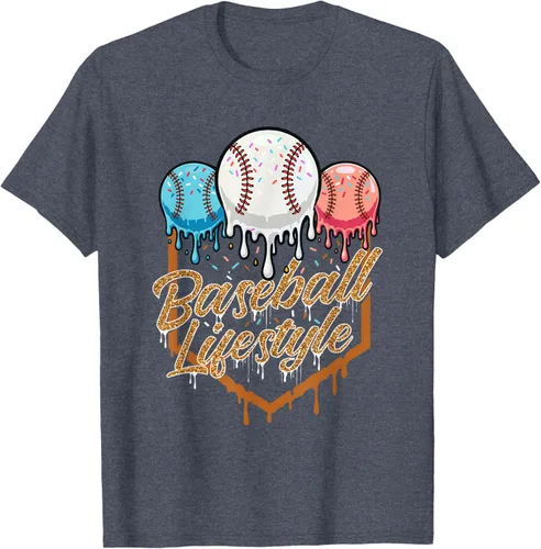 Vista 34 de Baseball Lifestyle - Camiseta de béisbol amante del béisbol
