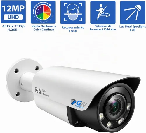 Vista 2 de GW Security 16 Channel NVR UltraHD 12MP 6K Smart AI Sistema de cámara