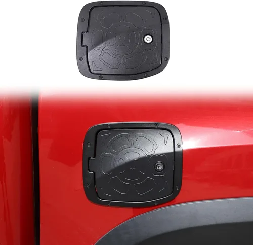 Vista 13 de HAPPYHORSE Tapa de Repuesto para Tanque de Combustible con Cerradura Antirrobo Compatible con Toyot@ Tacoma 2016-2022 Tapa Decorativa de Llenado
