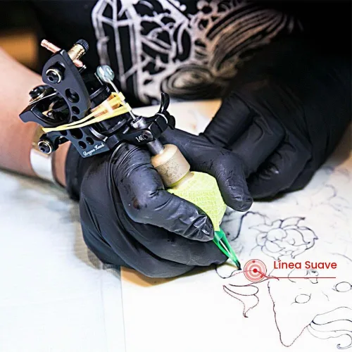 Vista 5 de Kit de tatuaje completo: 2 pistolas y 10 tintas de color con fuente de alimentación