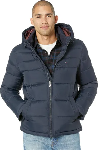 Vista 30 de Tommy Hilfiger - Chaqueta acolchada con capucha de relleno alternativo para hombre (tallas estándar y para personas grandes y altas)