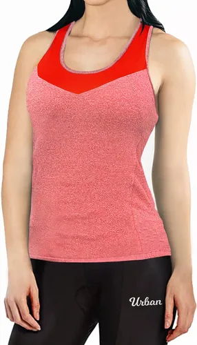 Vista 2 de Camiseta sin mangas con espalda cruzada para mujer con bolsillos