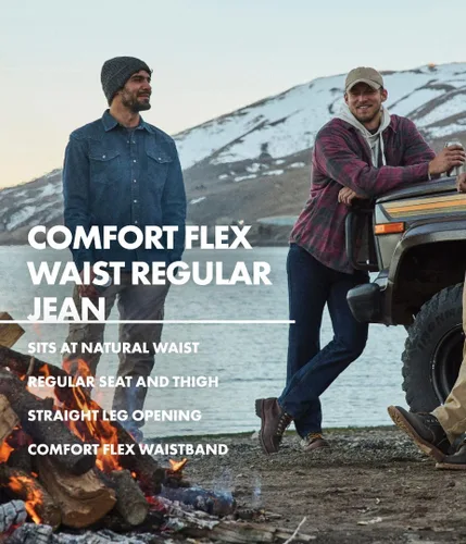 Vista 4 de Wrangler - Jeans Authentics Comfort Flex Waist de ajuste estándar para hombre