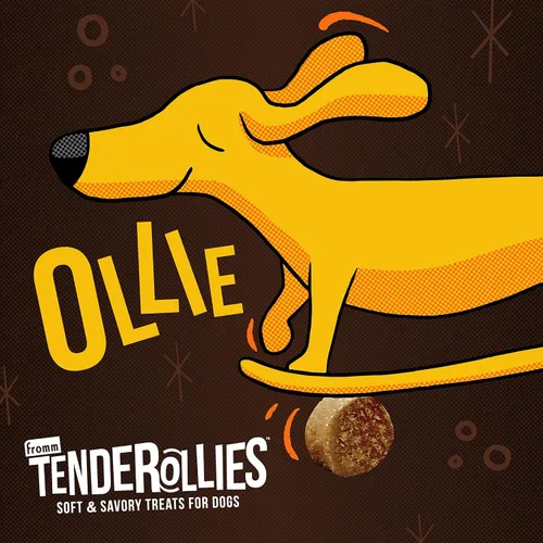 Vista 8 de Fromm Tenderollies Chick-a-Rollie - Golosinas para perros, suaves y saladas, receta de pollo, 8 onzas