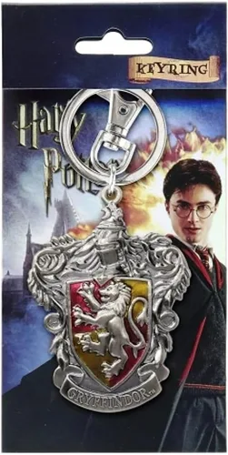 Vista 2 de HARRY POTTER Gryffindor - Llavero de peltre con escudo escolar