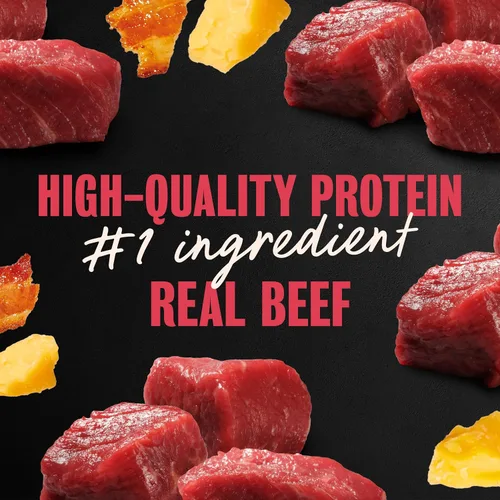 Vista 4 de Comida enlatada para perros adultos,sabor césar, Carne Beef #1 ingredient, easy to digest, no fillers or added sugar, complete & balanced, use as