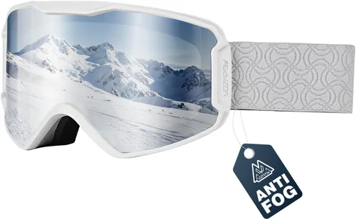 Vista 10 de Ski Goggles, Snowboard Goggles OTG for Men, Women & Youth Azul