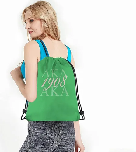 Vista 4 de Bolsas de cordón de arte abstracto Bolsa de mochila Bolsa de gimnasio Bolsa de cordón, Multi-a195, Mochilas de viaje
