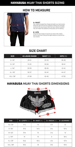 Vista 3 de Hayabusa Falcon Muay Thai - Pantalones cortos