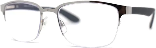 Vista 7 de SA106 Gafas de lectura progresivas rectangulares angostas de metal 3 focales para hombre