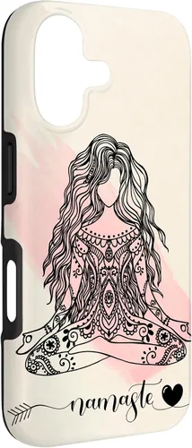 Vista 3 de Namaste Mandala Hippie Yoga Woman Meditation Spiritual Gift Case for iPhone 17