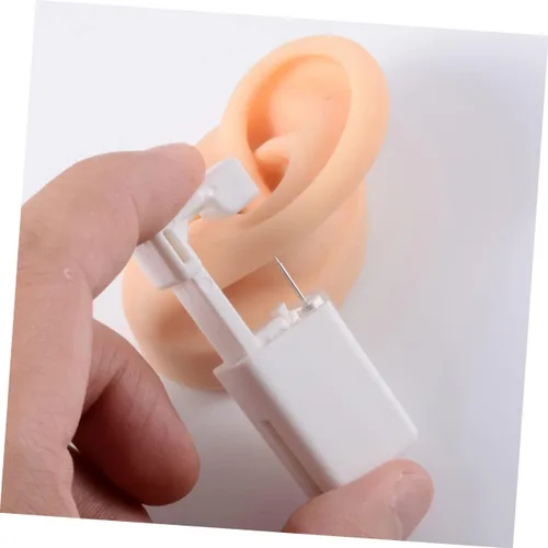 Vista 5 de Abaodam 4 pcs ear model ear piercing jewelry tuile molds silicone molde de para resina manikin Ear Studs Display Props fake ear maniquine Simulation