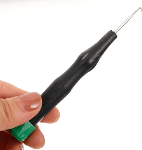 Vista 9 de POPETPOP Máquina herramienta de cuerda de bádminton con gancho duradero de 5.03 pulgadas, equipo de encordado de raqueta para un agarre preciso