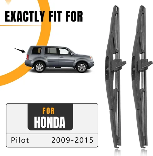 Vista 6 de 2 limpiaparabrisas de repuesto para Honda Pilot 2009-2015, 2 piezas de limpiaparabrisas trasero de 14 pulgadas