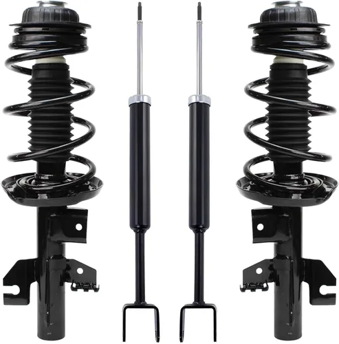 Vista 63 de Detroit Axle - Kit de amortiguadores de 4 puntales para Ford Escape 14-19, 2 puntales delanteros con resorte helicoidal 2 amortiguadores traseros