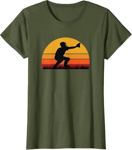 Vista 82 de Baseball Beisbol - Camiseta de jugador de pelota de defensa atrapante, Negro, S