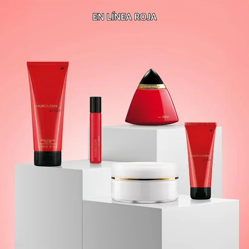 Vista 8 de Mauboussin - In Red 3.4 fl oz (3.3 Fl Oz) - Eau de Parfum para Mujer - Aromas orientales, florales y amaderados