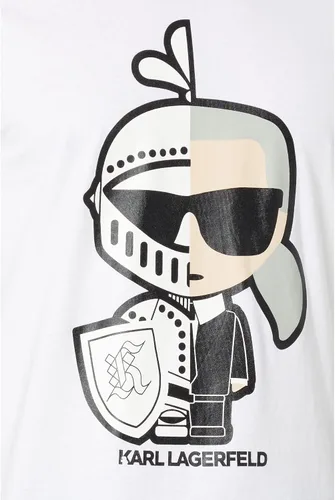 Vista 3 de Karl Lagerfeld Paris Camiseta de manga corta con cuello redondo para hombre