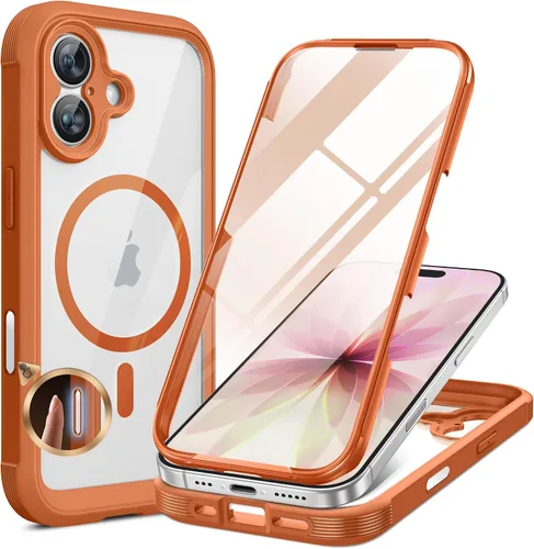 Vista 226 de Miracase Funda para iPhone SE de 3ª/2ª generación 2022 2020 de cuerpo completo con protector de pantalla de vidrio integrado, resistente protección