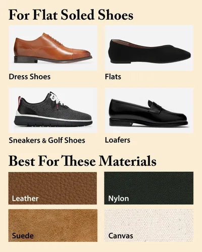 Vista 6 de FootFitter Estirador de zapatos premium profesional de 2 vías para hombres y mujeres, expande largo y ancho, diseño resistente de madera y acero