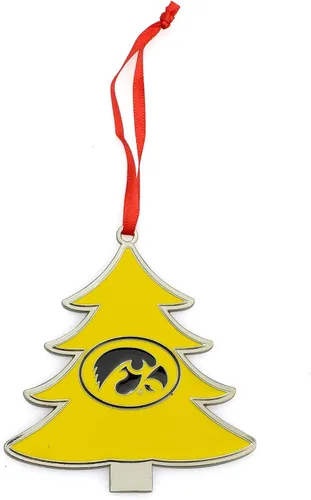 Vista 13 de Alabama Crimson Tide Circle Logo Árbol en forma de adorno de Navidad de metal
