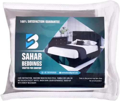 Vista 6 de Saharbeddings Funda de almohada de viaje para niños pequeños de 12 x 16 pulgadas, 500 hilos, paquete de 2 fundas protectoras pequeñas para bebés