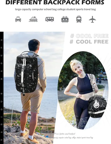 Vista 4 de GGOV Bolsas deportivas unisex para adultos