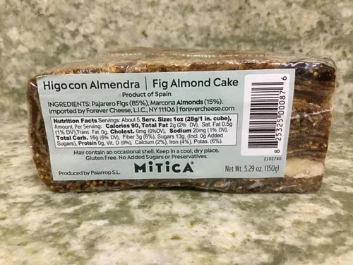 Vista 3 de Generic Mitica - Gajos de pastel de higo y almendras, 5.29 oz, paquete de 8