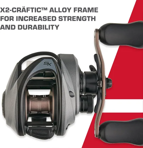 Vista 7 de Abu Garcia Revo SX Carrete de Pesca de Bajo Perfil