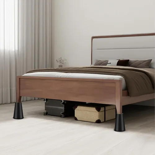 Vista 6 de 6 paquetes de elevadores de cama redondos de 8 pulgadas/Elevador de muebles/Elevadores de cama/Elevador de muebles/Elevadores de mesa/Elevadores